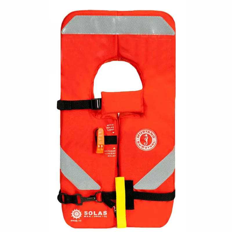 Mustang Solas Type I Adult Life Jacket – High-Visibility Orange (Mv8040-2-0-227) 1