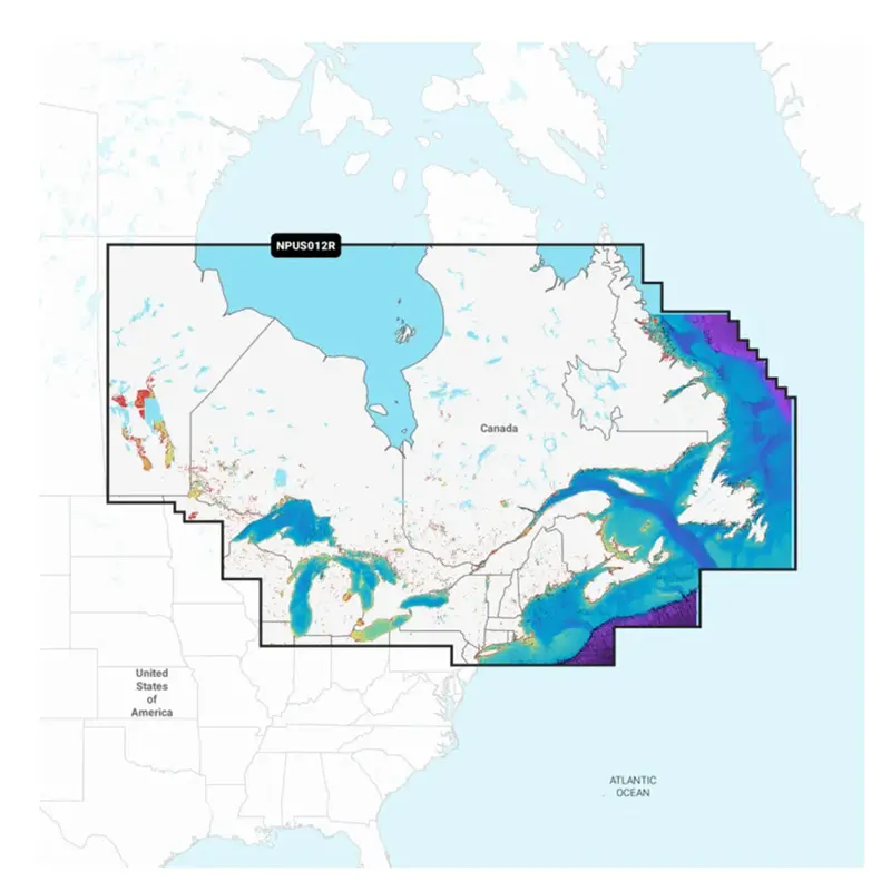 Navionics Platinum+ Chart: Eastern Canada & Great Lakes (Npus012R) 1