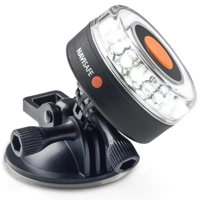 Navisafe All-White 360° Led Light – 5-Mode, 2Nm, Suction-Cup Base 1