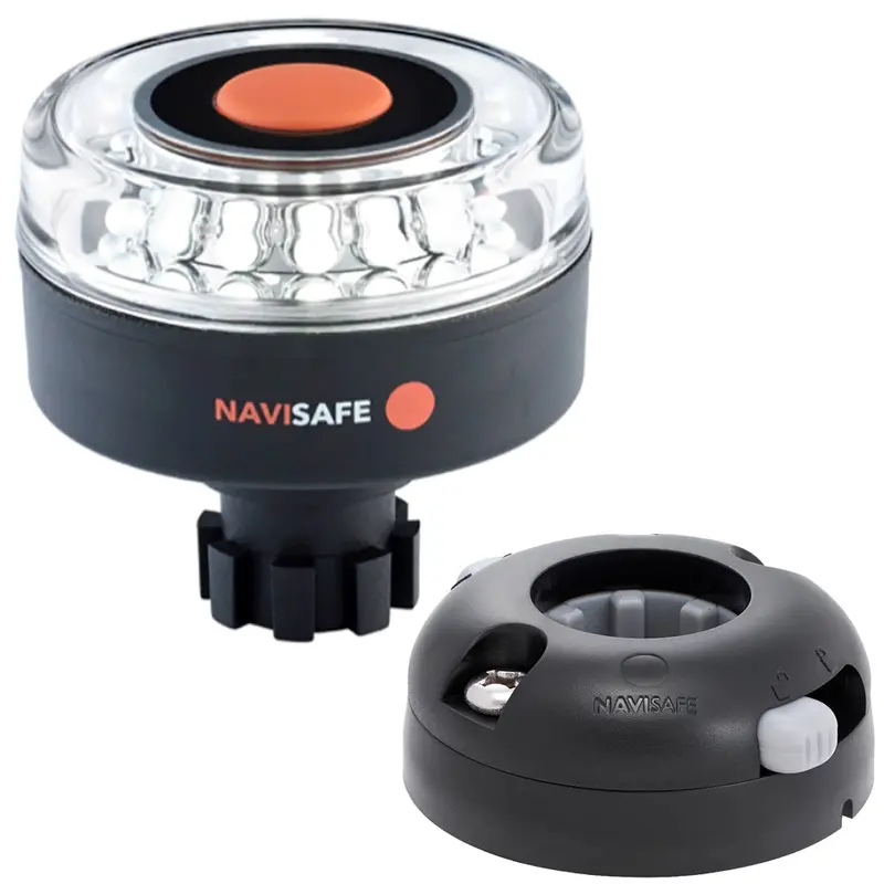 Navisafe Navilight 360° 2Nm All-Round Led Navigation Light With Horizontal Navibolt Mount And Black Housing [042Kit7] 1