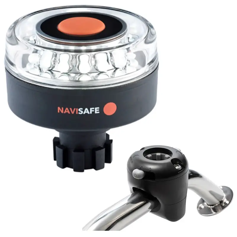 Navisafe Navilight 360° 2Nm All-Round Led Navigation Light With Rail Mount And Black Housing [042Kit] 1
