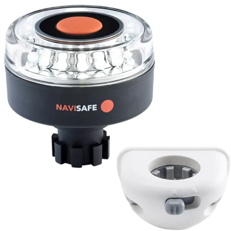 Navisafe Navilight 360° 2Nm All-Round Led Navigation Light With Vertical Navibolt Mount And White Housing [042Kit6] 1