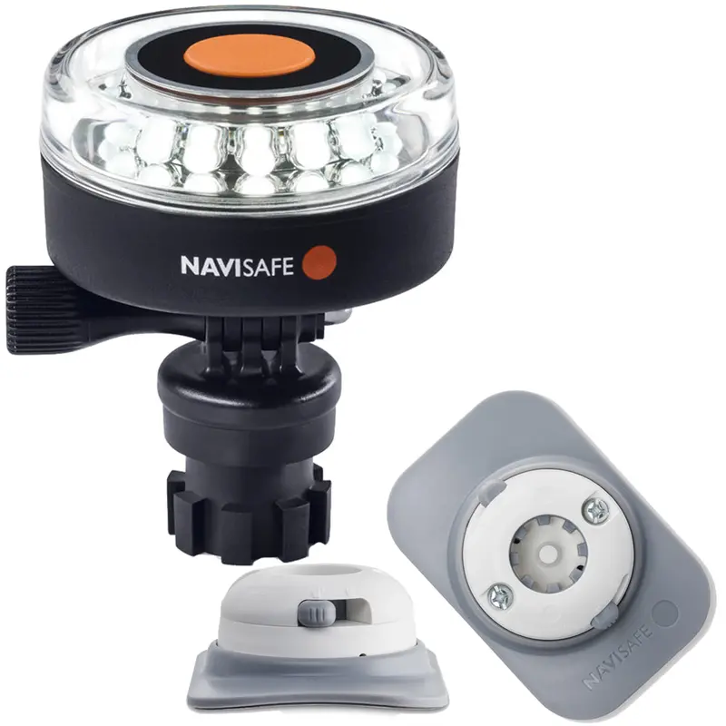 Navisafe Navilight 360° White Navigation Light – 2Nm With Rib-Specific Navimount Base (White) [040Kit4] 1