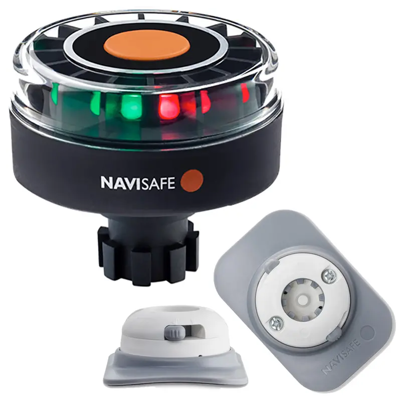 Navisafe Navilight Tricolor 2Nm Led Navigation Light With Rib Mount And White Housing [342Kit4] 1