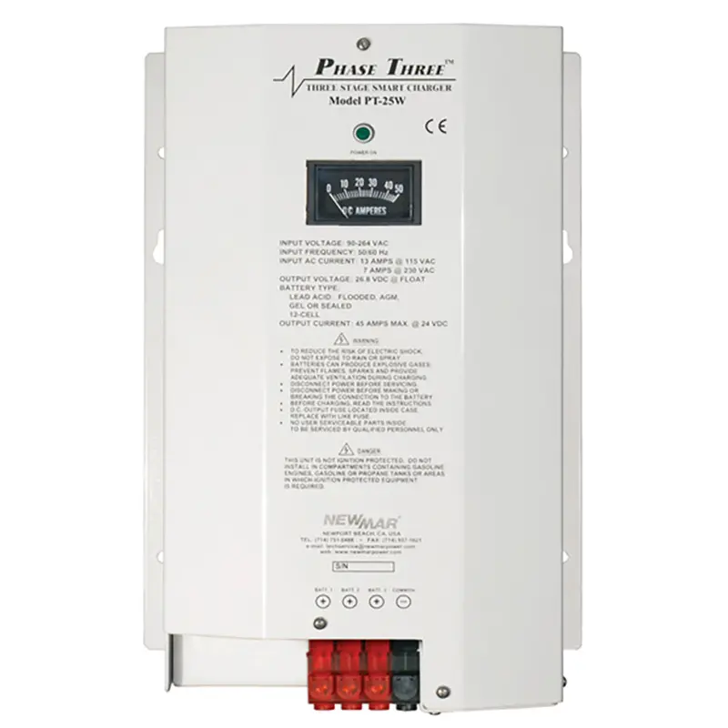 Newmar Pt-25W 25-Watt Waterproof Battery Charger 1