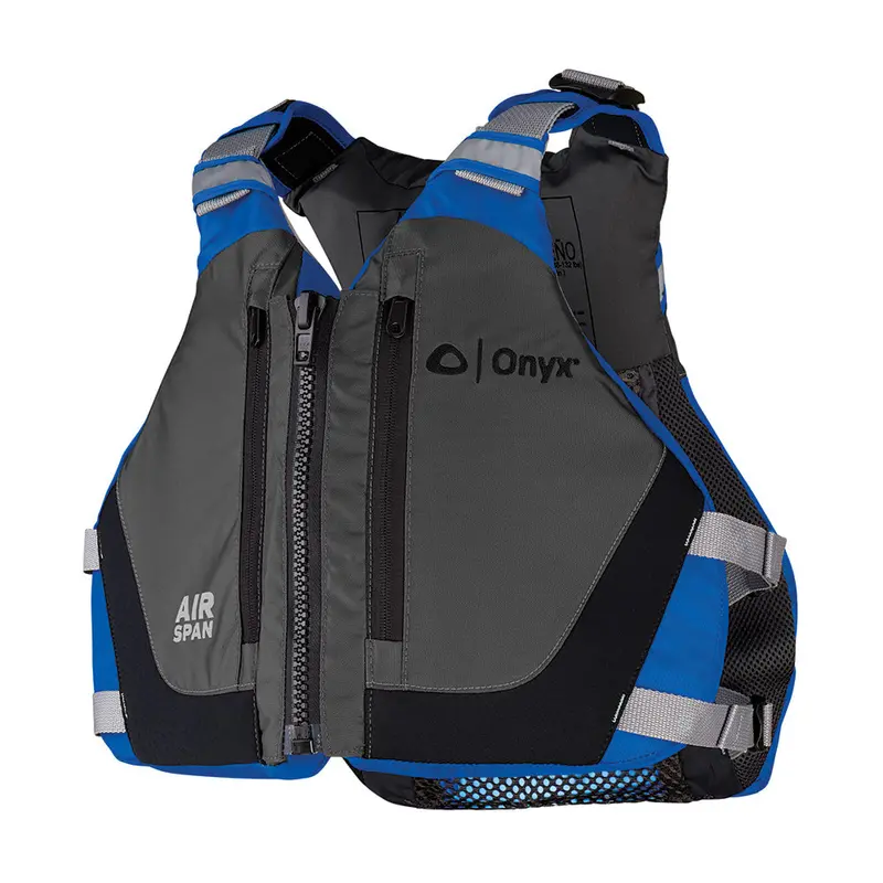 Onyx Airspan Breeze Inflatable Life Jacket – Medium/Large, Blue 1