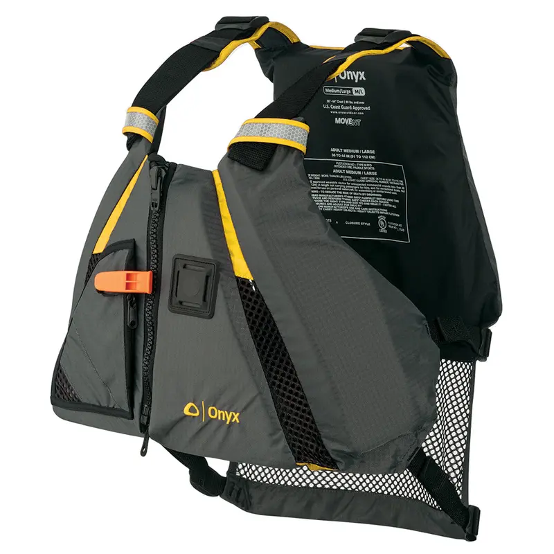 Onyx Movement Dynamic Paddle Vest – Yellow/Grey (M/L) [122200-300-040-18] 1