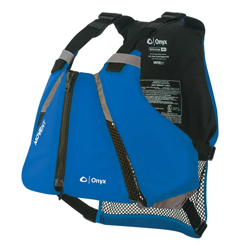 Onyx Movevent Curve Paddle Sports Life Vest – Xl/2X, Blue – Model 122000-500-060-16 1