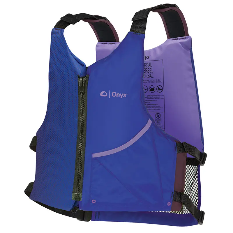 Onyx Universal Adult Paddle Pfd Life Jacket – Blue And Purple Design 121900-600-004-24 1