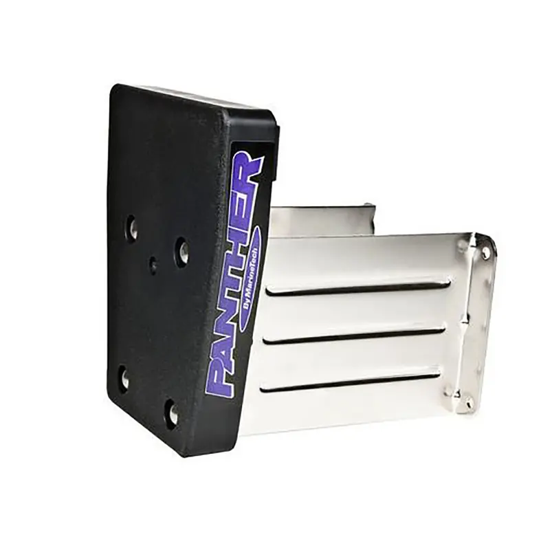 Panther Marine 550028 Stainless Steel Fixed Outboard Bracket For 35Hp Motors 1