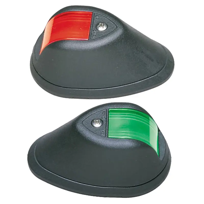 Perko 12V Vertical-Mount Side Navigation Light Set – Black 1