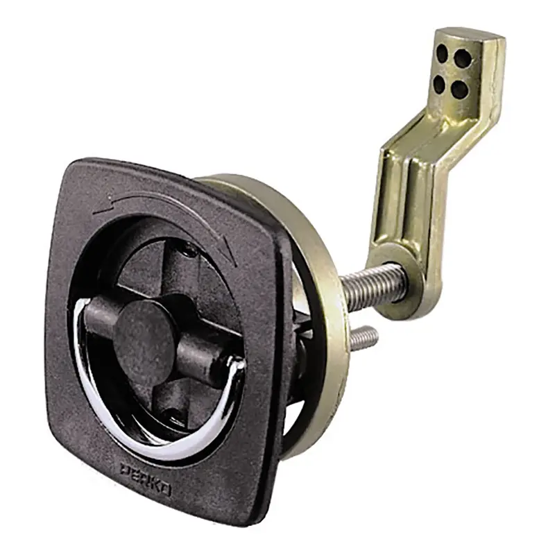 Perko 2.5" X 2.5" Non-Locking Flush-Mount Latch With Flexible Polymer Strike 1