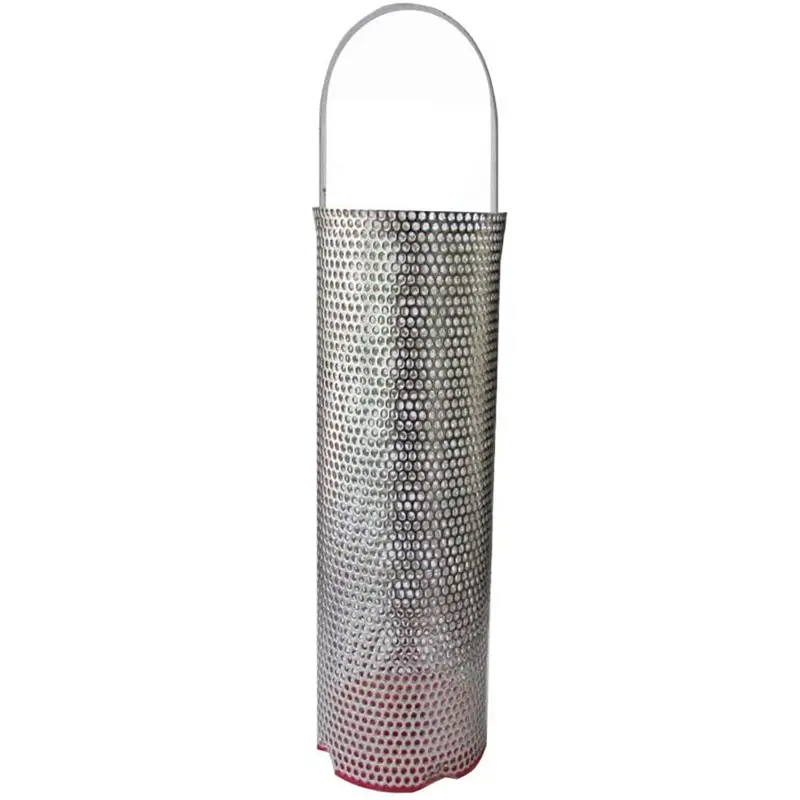 Perko 304 Stainless Steel Strainer Basket – Size 10 (For 2.5" Strainers) 1