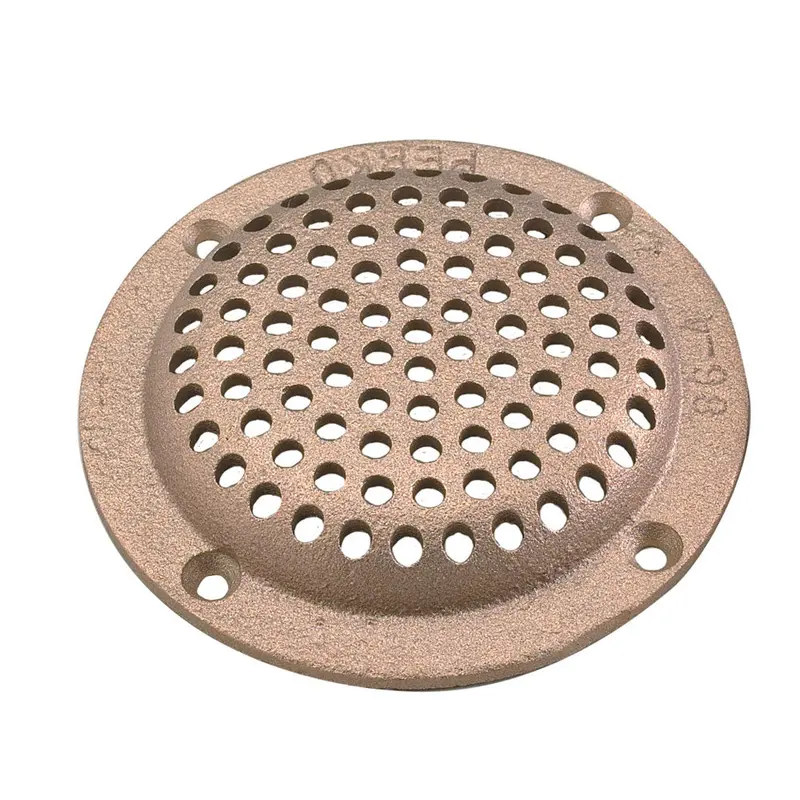 Perko 6-Inch Round Bronze Seacock Strainer – Usa-Made Marine Fitting [0086006Plb] 1