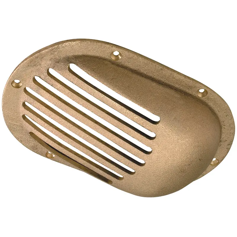 Perko 8" X 5-1/8" Bronze Scoop-Style Bilge Strainer – Usa Engineered 1