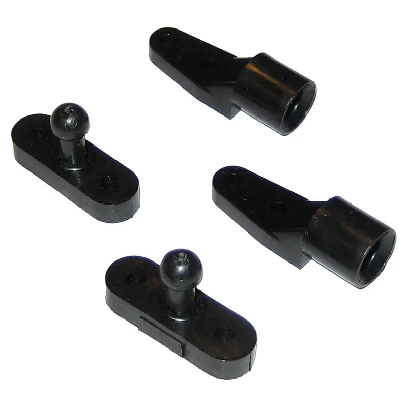 Perko Black Nylon Door Catch Set – Pair 1