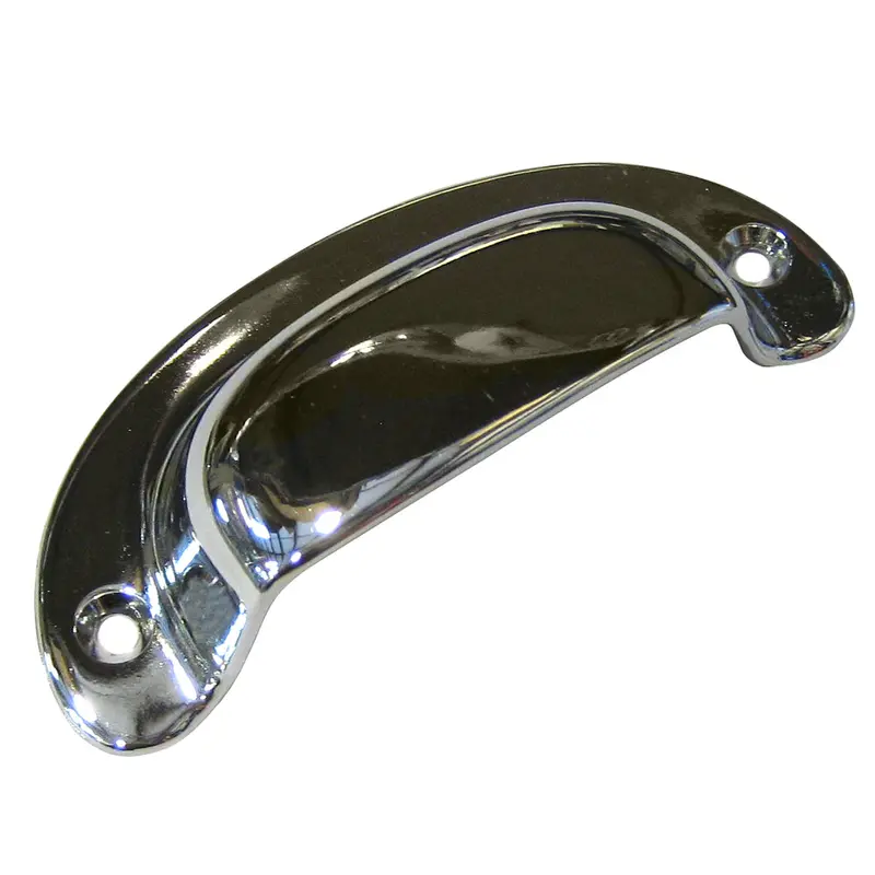 Perko Chrome-Plated Zinc Drawer Pull – Surface-Mount Design For Marine Interiors 1
