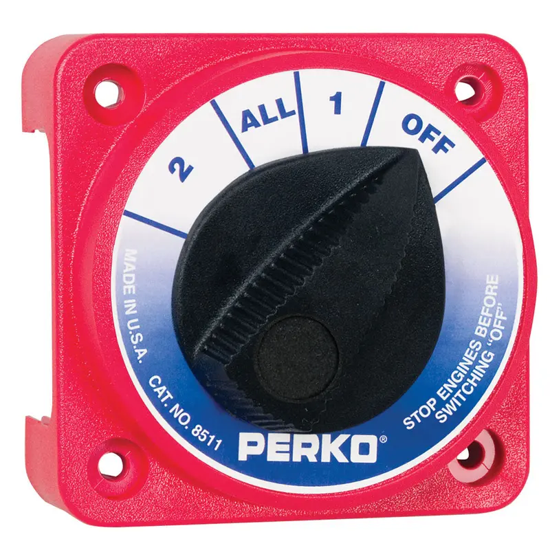Perko Compact Medium-Duty Battery Selector Switch Without Key Lock (8511Dp) 1