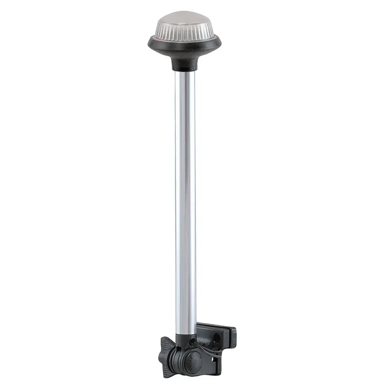 Perko Horizontal-Mount Fold-Down Frosted Globe All-Round Pole Light – White 1