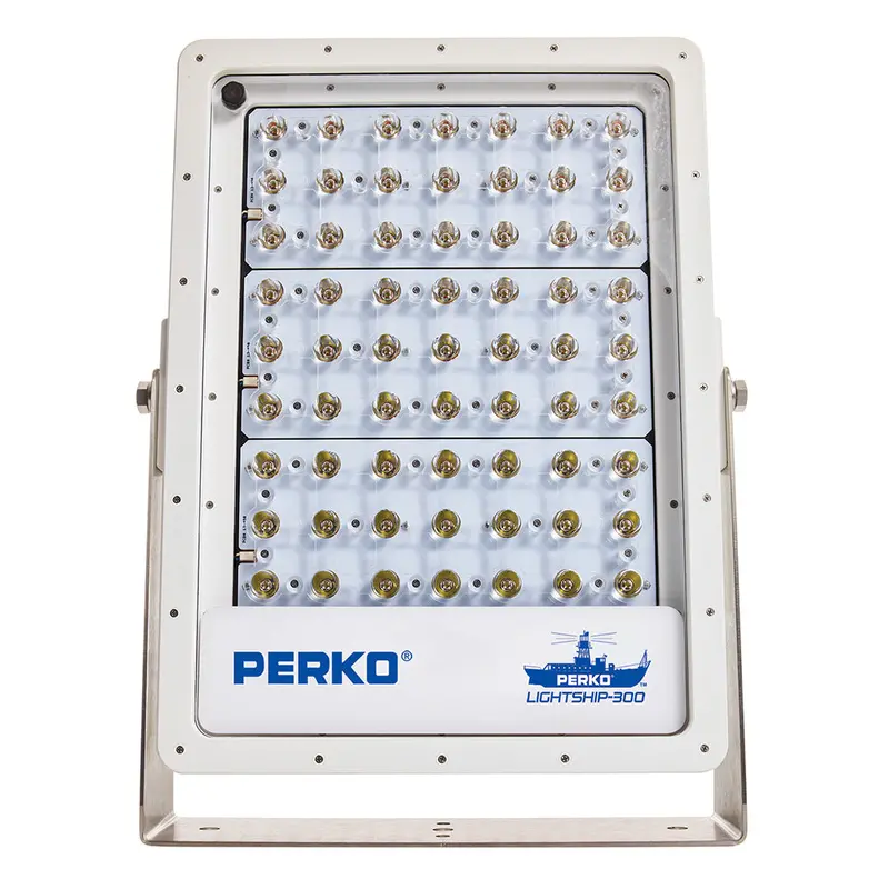 Perko Lightship 300 Led Floodlight – 12V/24V Marine Illumination, White Finish [1643300F0W] 1