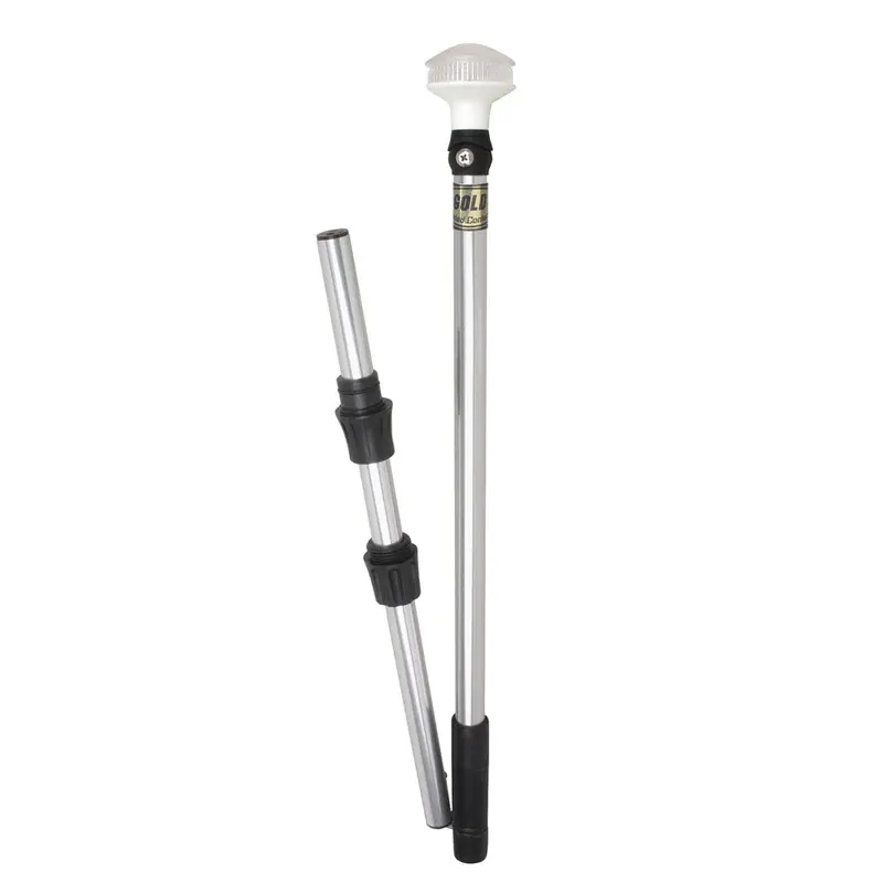 Perko Omega Series 48-Inch Led Pole Light – Fold-In-Half Design, Chrome Finish 1