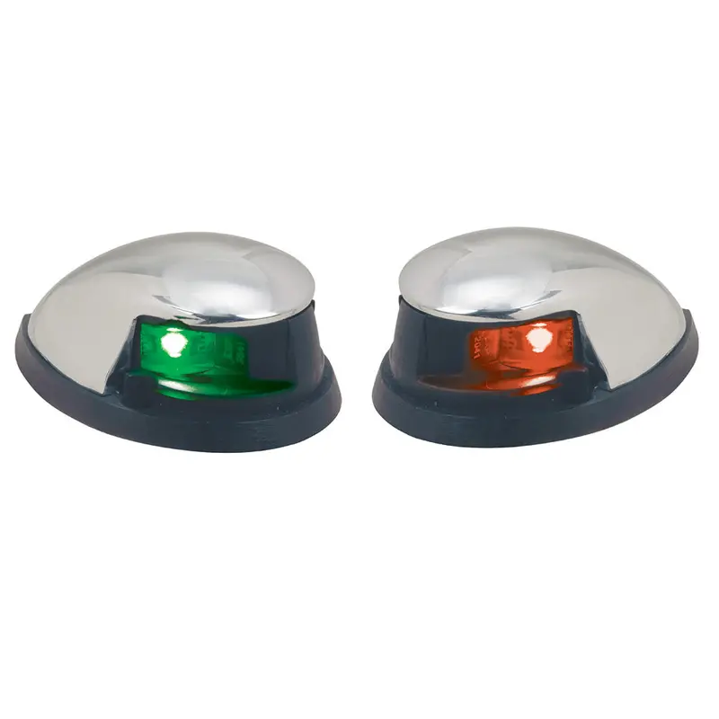 Perko Red/Green Side Lights – Horizontal Mount Pair, Chrome Zinc Finish (0648Dp0Chr) 1