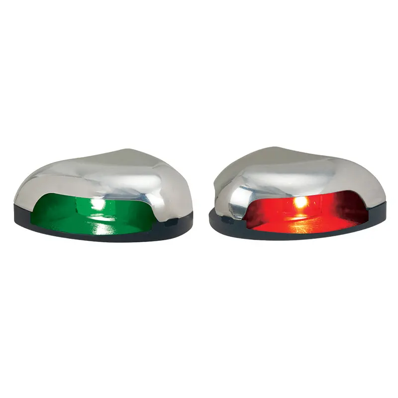 Perko Red/Green Side Lights – Horizontal Mount Pair, Stainless Steel (0626Dp0Sts) 1