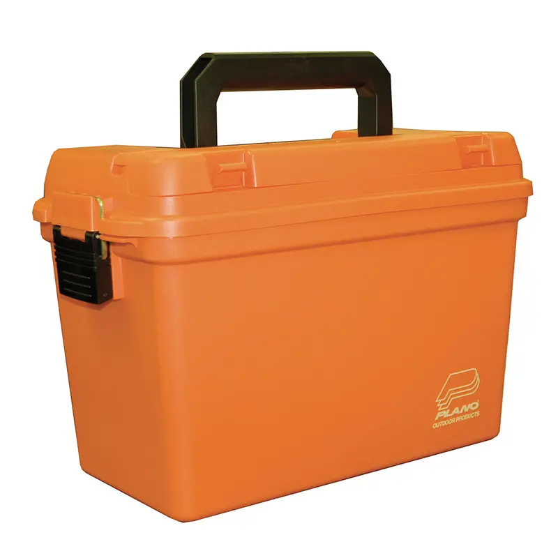 Plano Deep Emergency Dry Storage Box With Tray – Orange [161250] 1