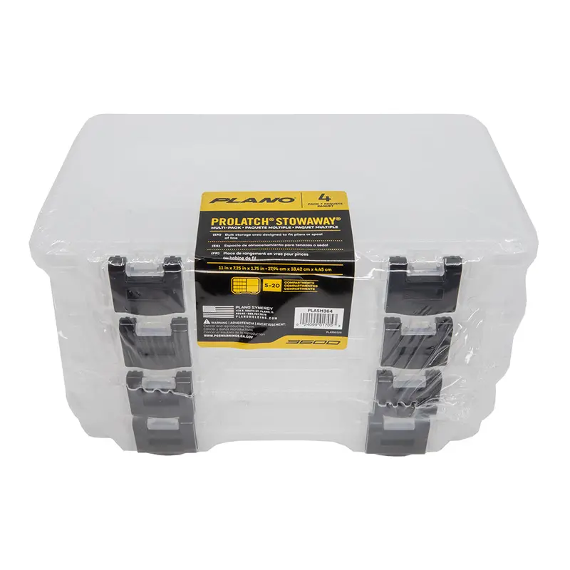 Plano Prolatch Stowaway Tackle Box – 4-Unit Bundle 1