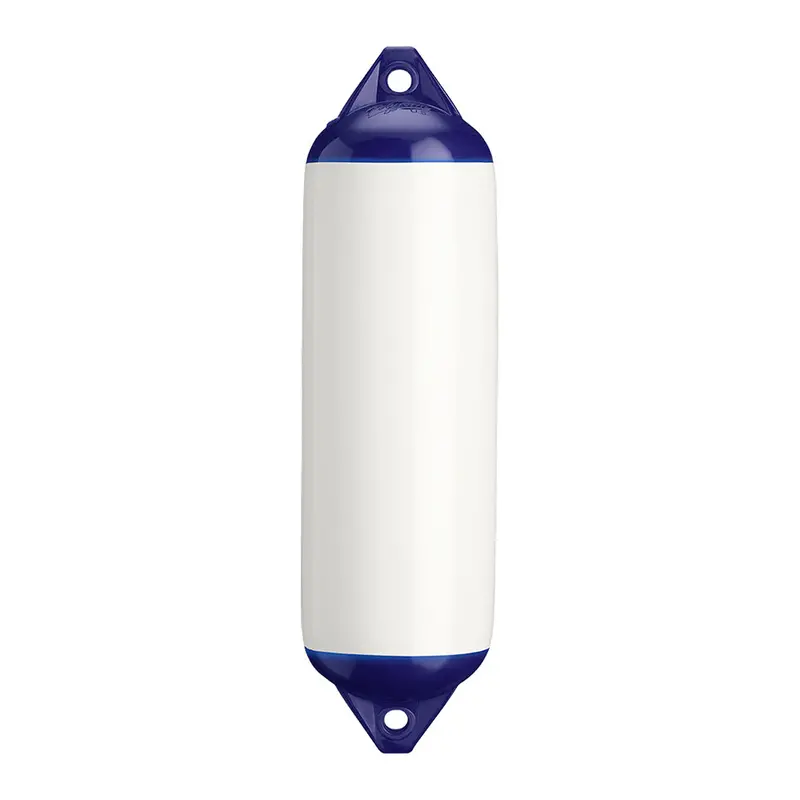 Polyform F-3 Twin-Eye Marine Fender – 8.2" × 30", White [F-3 White] 1