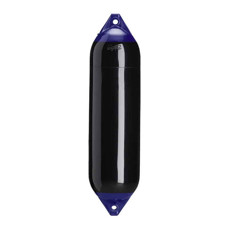 Polyform F-6 Twin-Eye Marine Fender – 11" × 42", Black [F-6 Black] 1