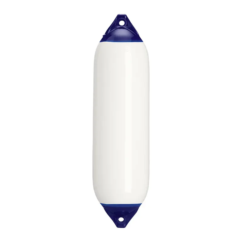 Polyform F-6 Twin-Eye Marine Fender – 11" × 42", White [F-6 White] 1