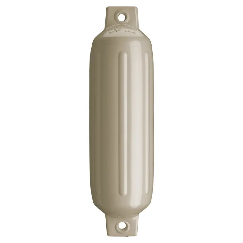 Polyform G-2 Twin-Eye Fender – 4.5 X 15.5 Inch Sand-Colored Marine Bumper 1