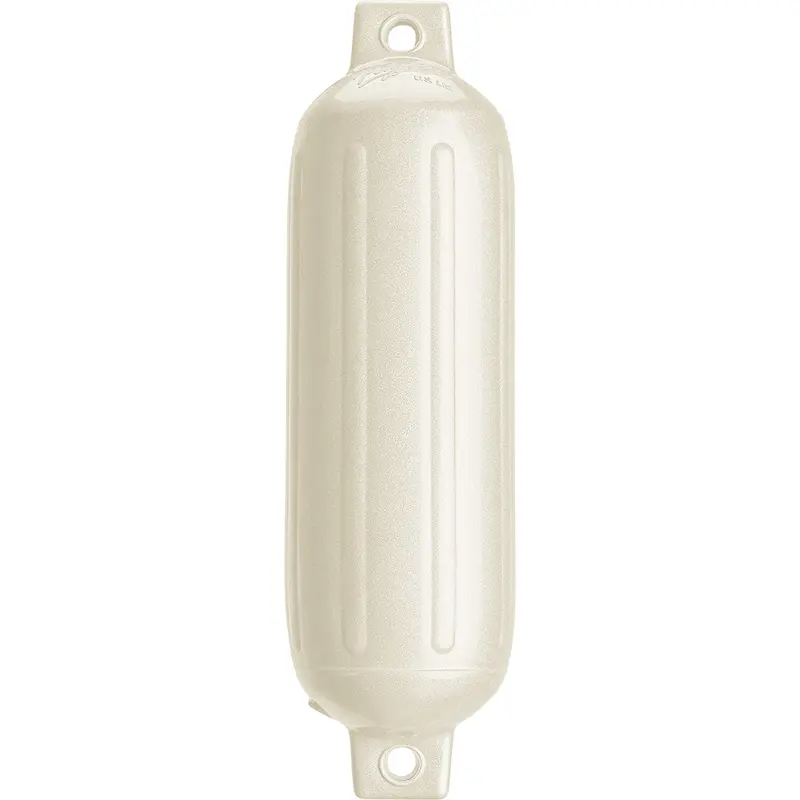 Polyform G-3 Twin-Eye Fender – 5.5" X 19", Metallic White [G-3 Metallic White] 1