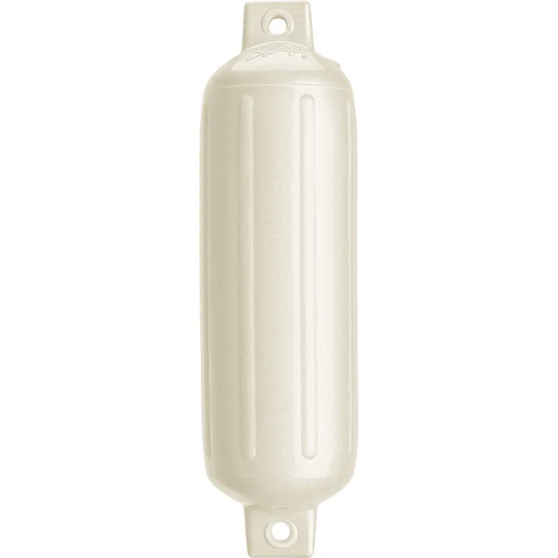 Polyform G-4 Twin-Eye Fender – 6.5" X 22", Metallic White [G-4 Metallic White] 1