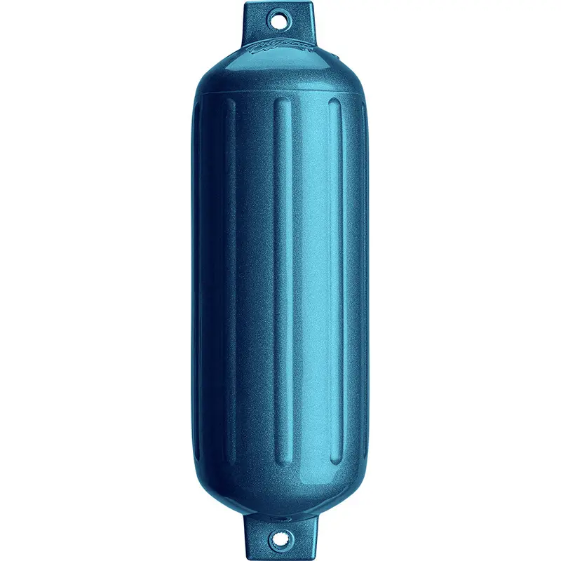 Polyform G-5 Twin-Eye Docking Fender – 8.8" X 26.8", Metallic Blue [G-5 Metallic Blue] 1