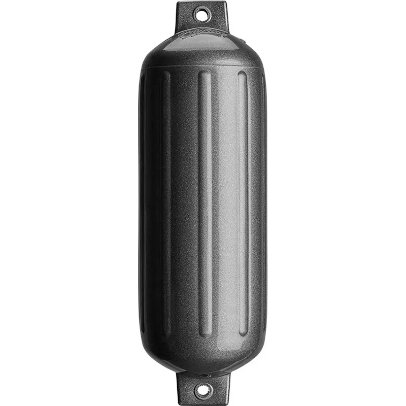 Polyform G-5 Twin-Eye Marine Fender – 8.8" X 26.8", Metallic Graphite [G-5 Metallic Graphite] 1