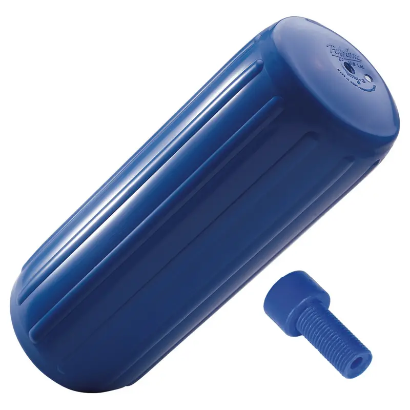 Polyform Htm-3 Blue Marine Fender — 10.5" X 27" With Air Adapter [Htm-3 Blue W/Air Adapter] 1