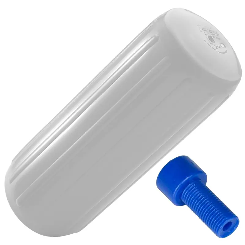Polyform Htm-4 White Marine Fender — 13.5" X 34.8" With Air Adapter [Htm-4 White W/Air Adapter] 1