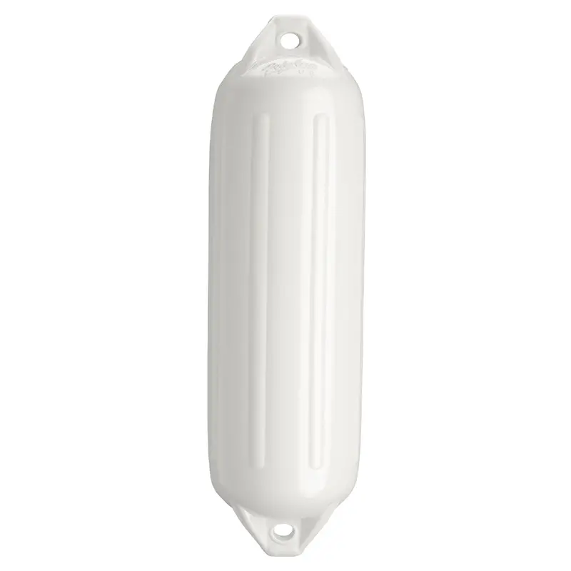 Polyform Nf-4 Twin-Eye Fender – Heavy-Duty, 6.4" × 21.6", White [Nf-4 White] 1