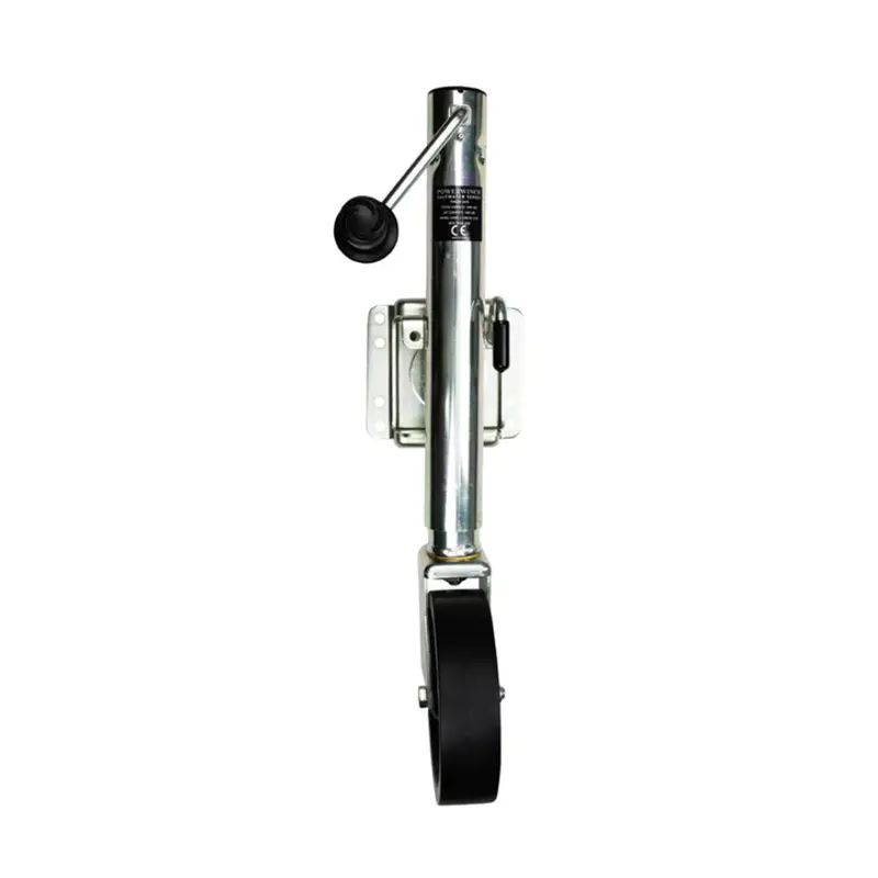 Powerwinch Saltwater Series 1500 Lb Bolt-On Single-Wheel Marine Jack – Zinc-Coated For 500+ Hr Salt Spray Resistance [21600-J-1500-B1-Z-R] 1