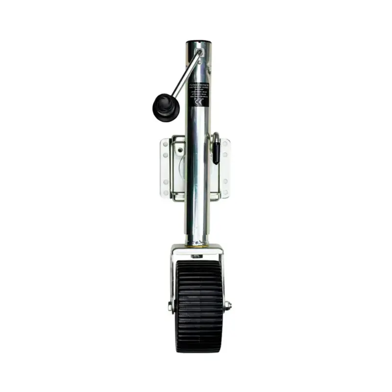 Powerwinch Saltwater Series 1500 Lb Bolt-On Wide Single-Wheel Marine Jack – Zinc-Coated For 500+ Hr Salt Spray Resistance [21600-J-1500-B1W-Z-R] 1