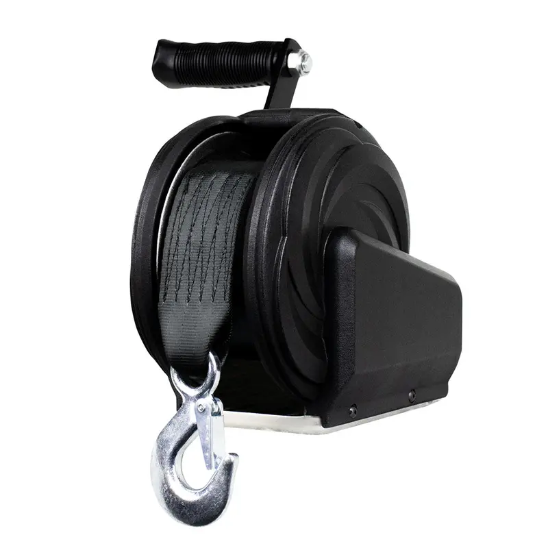 Powerwinch Select Winch – 1000 Lb Capacity With 6-Inch Carbon Black Crank Arm [21400-W-1000-6-B-R] 1