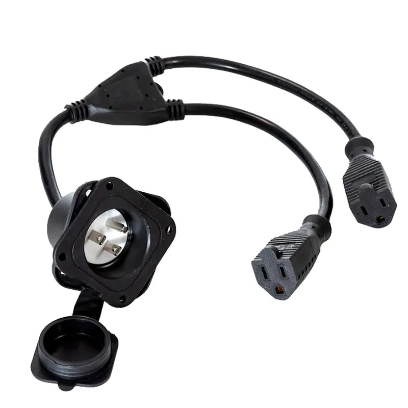 Pro-Guide Dual-Pole Ac Receptacle Outlet For Marine Use [Twpd] 1