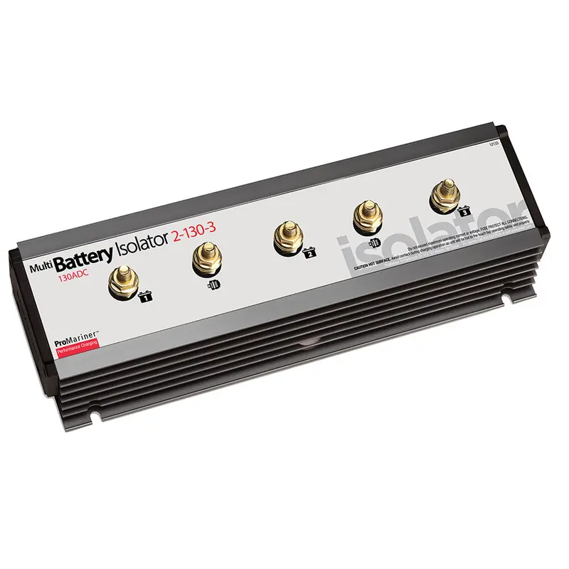Promariner 130A Dual-Alternator Battery Isolator For Three-Battery Systems 1