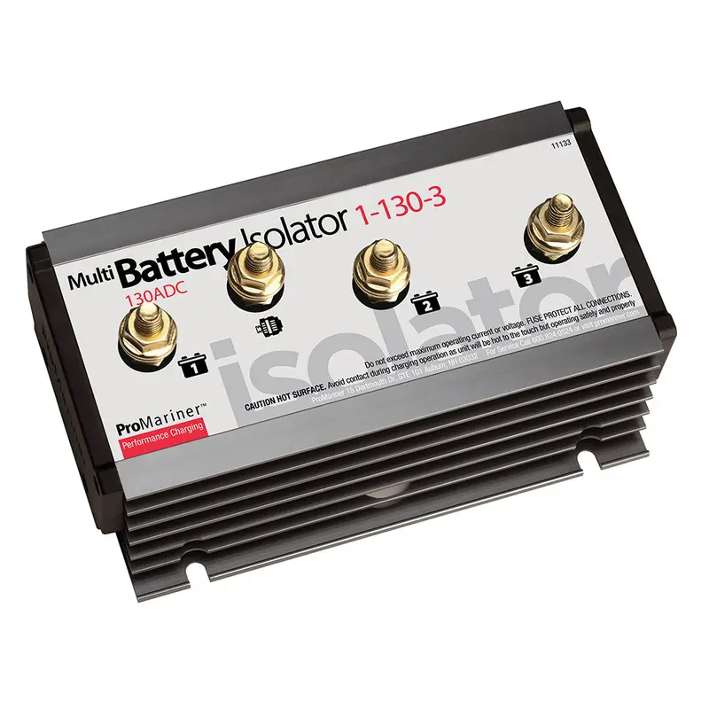 Promariner 130A Single-Alternator Battery Isolator For Three-Battery Configurations 1