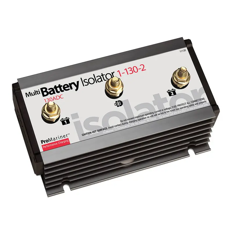 Promariner 130A Single-Alternator Battery Isolator For Two-Battery Systems 1