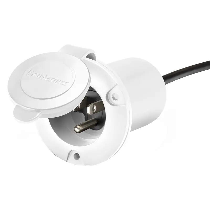 Promariner 51310 Universal Ac Power Plug – White Housing 1