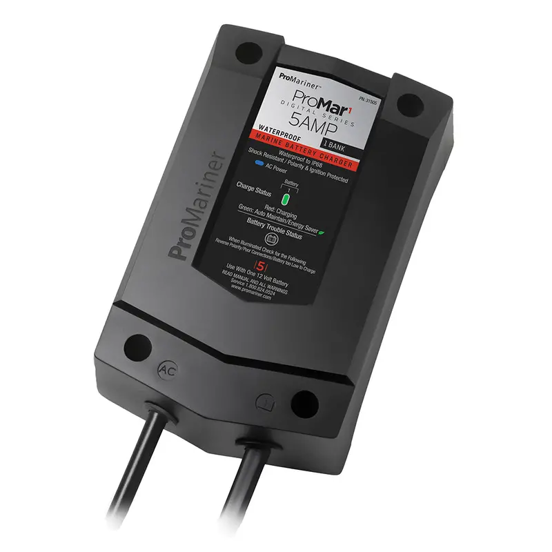 Promariner Promar1 Ds Digital Marine Charger – 5A Single-Bank Smart Charger [31505] 1