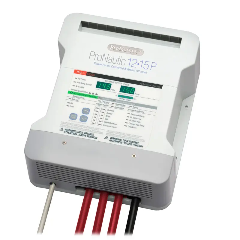 Promariner Pronautic 1215P – 15A Three-Bank Marine Battery Charger (Model 63115) 1